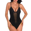 Image of Sexy Bodysuit for Women Sexy Bodycon Deep V-neck Sleeveless  Body Suit Sexy Lingerie Playsuit Romper Lace Jumpsuits Underwear #W