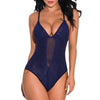 Image of Sexy Bodysuit for Women Sexy Bodycon Deep V-neck Sleeveless  Body Suit Sexy Lingerie Playsuit Romper Lace Jumpsuits Underwear #W
