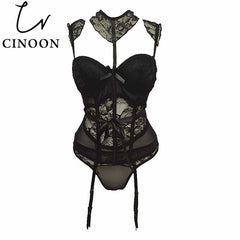 Sexy Bustier and Corset Purple Women High Elastic Gothic Corset Female Solid Bustier Overbust Push Up Corset Bralette 3 Pcs/Lot