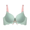 Image of Sexy Deep U Bras For Women Push Up Lingerie Seamless Bra Wireless Bralette Plunge Bow Brassiere Female Underwear Intimates #D