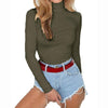Image of Sexy Female Body Autumn Top Bodycon Bodysuit Feminino Mujer Skinny Solid Club Stretchy Red Rompers Winter Jumpsuit Long Sleeve