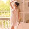 Image of Sexy Honeymoon Lingerie Babydoll Teddy Women Night Club Dress Transparent Floral Cosplay Bridal Lingerie