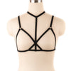Image of Sexy Lingerie Bra Bandage Open Cup Bra Bust Chest Line Plus Size Lingerie Erotic Underwear Porn costumes feminine wire cage