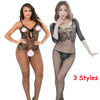Image of Sexy Lingerie Hollow Out Teddies Bodystocking Open Crotch Bodysuit Mesh Lingerie Lace Sleepwear Pantyhose Catsuit Erotic costume