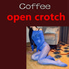 Image of Sexy Lingerie Hot O Neck Oily Stockings Tights For Women Sexy Pantyhose Open Crotch Bodystocking 8D Thin lingerie bodysuit