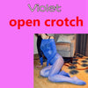 Image of Sexy Lingerie Hot O Neck Oily Stockings Tights For Women Sexy Pantyhose Open Crotch Bodystocking 8D Thin lingerie bodysuit