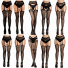 Image of Sexy Mesh Fishnet Pantyhose Women Bling Tights Slim Pantyhose In A Grid Stockings Plus Size Party Club Hosiery