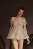 Image of Sexy Net Lingeries Christmas Lenceria Babydoll Bridal Lingerie See Through Sissy Exotic Mini Night Dress Sleep Set with G String