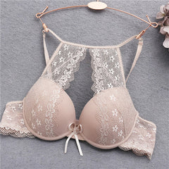 Sexy Push Up Bra Lingerie Femme Transparent Seamless Wireless Bra Intimates Lace Bralette Brassiere Crop Top Bras For Women