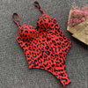 Image of Sexy Push up Underwired Swimwear One Piece Swimsuit Women 2019 High cut Monokini Female Trikini Ribbed Bathing Suit Bodysuit