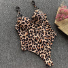 Image of Sexy Push up Underwired Swimwear One Piece Swimsuit Women 2019 High cut Monokini Female Trikini Ribbed Bathing Suit Bodysuit