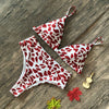 Image of Sexy Snake Print Bikini 2019 Female Swimsuit Women Swimwear Thong Push Up Bikinis Set High Waist Swimming Suits for Bathing Suit