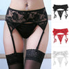 Image of Sexy Stocking Set Women Sheer Lace Tighs High Stockings Lingerie Garter Pantyhose Garter Belt Stockings (Not Include Stockings)