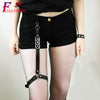Image of Sexy Stocking belt Bondage Leather Belts Garter Harness Suspenders Garters Adjustable Leather Leg Harness Body Bondage For Women