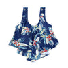 Image of Sexy Swimsuit Women 2019 Summer Beachwear Bathing Lace Suits Top Ruffled With High Waisted Bottom Bikini Set plus size 40