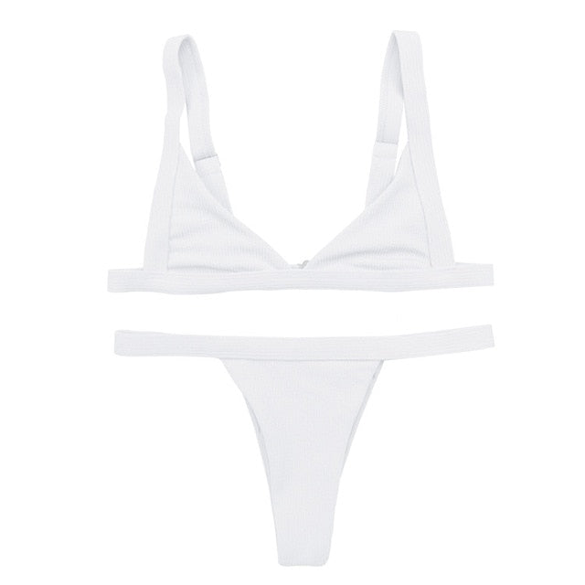 Sexy Swimwear Women micro bikini 2019 mujer Swimsuit Women swimming suit Bikinis Set Vintage Beach biquinis feminino