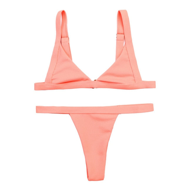 Sexy Swimwear Women micro bikini 2019 mujer Swimsuit Women swimming suit Bikinis Set Vintage Beach biquinis feminino