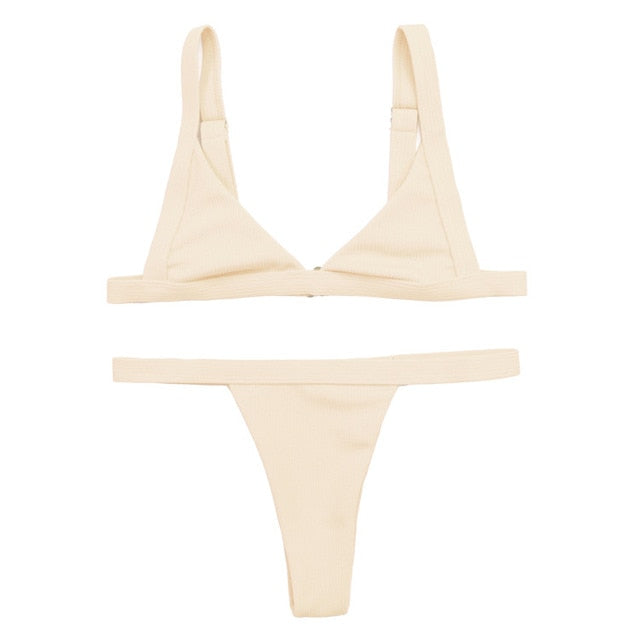 Sexy Swimwear Women micro bikini 2019 mujer Swimsuit Women swimming suit Bikinis Set Vintage Beach biquinis feminino