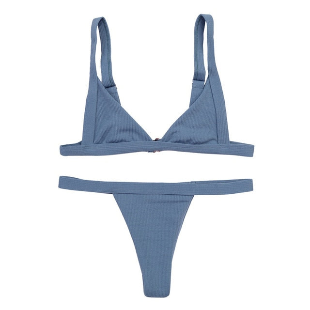 Sexy Swimwear Women micro bikini 2019 mujer Swimsuit Women swimming suit Bikinis Set Vintage Beach biquinis feminino