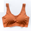 Image of Sexy Women Bras Push Up Gather Bralette Seamless Bra Wire Free Soutien Gorge Femme Comfort Underwear Solid Color Vest Brassiere