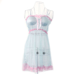 Sexy lingerie women underwear Racy Sleepwear Lace Transparent Sleepwear+Thongs Erotic new product temptation sling ultra-thin H5