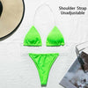 Image of Sexy micro bikinis 2019 mujer Triangle bikini set Brazilian swimsuit female bathers High cut swimwear women Summer bathing suit