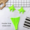 Image of Sexy micro bikinis 2019 mujer Triangle bikini set Brazilian swimsuit female bathers High cut swimwear women Summer bathing suit