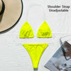 Image of Sexy micro bikinis 2019 mujer Triangle bikini set Brazilian swimsuit female bathers High cut swimwear women Summer bathing suit