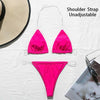 Image of Sexy micro bikinis 2019 mujer Triangle bikini set Brazilian swimsuit female bathers High cut swimwear women Summer bathing suit