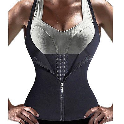 Shaper Neoprene Sauna Sweat Vest Waist Trainer For Cincher Women Body Slimming Trimmer Corset Workout Thermo Push Up Shirt