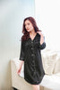 Image of Size M-XXL Sleep Lounge Nightgowns & Sleepshirt Sleepwear BF Style Night Dress Nightwear Women Sexy Lingerie Indoor Dress