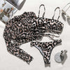 Image of Snake print bikini Push up swimsuit female bathing suit String thong Brazilian bikini 2020 High cut swimwear women Sexy biquini