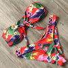Image of Solid Bandeau Bikini Set 2019 Sexy Swimsuit Women Bikini Brazilian Thong Swimwear Female Halter top Bathing Suit Swimming Wear