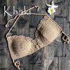 Image of Solid Bikinis 2019 Mujer Swimsuit Crochet White Bikini Top Knit Sexy Bikinis Women's Swimming Bra Female Swimwear