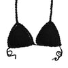 Image of Solid Bikinis Mujer Swimsuit Crochet Red Bikini Top Knit Sexy Bikinis Women's Swimming Bra Large Female Swimwear S - XL 2019 New