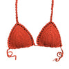 Image of Solid Bikinis Mujer Swimsuit Crochet Red Bikini Top Knit Sexy Bikinis Women's Swimming Bra Large Female Swimwear S - XL 2019 New