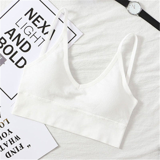 Solid Color Sexy Tank Crop Tops Women Fashion Basic Crop Top Streetwear Sleeveless Camis Cool Girls Cropped Tee Camisole Femme