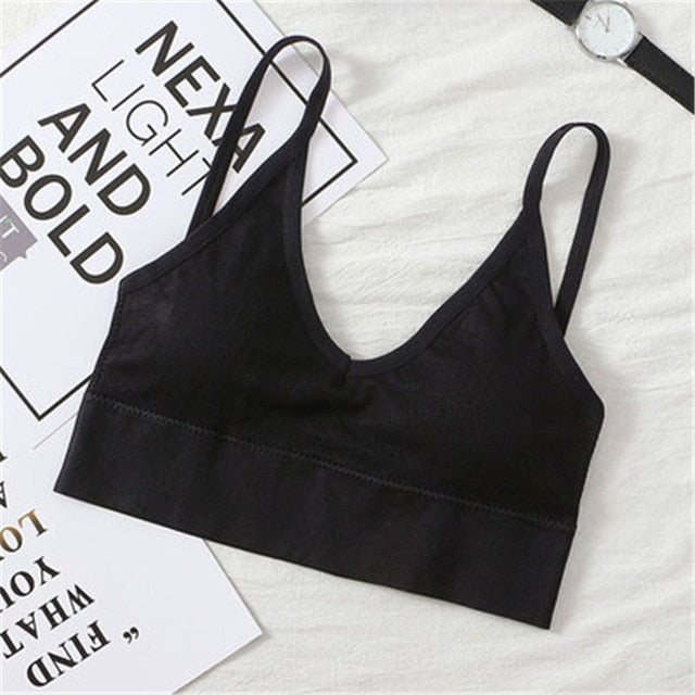 Solid Color Sexy Tank Crop Tops Women Fashion Basic Crop Top Streetwear Sleeveless Camis Cool Girls Cropped Tee Camisole Femme