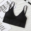 Image of Solid Color Sexy Tank Crop Tops Women Fashion Basic Crop Top Streetwear Sleeveless Camis Cool Girls Cropped Tee Camisole Femme
