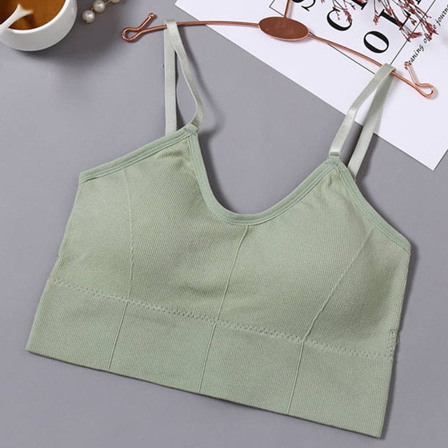 Solid Color Sexy Tank Crop Tops Women Fashion Basic Crop Top Streetwear Sleeveless Camis Cool Girls Cropped Tee Camisole Femme