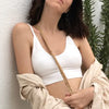 Image of Solid Color Sexy Tank Crop Tops Women Fashion Basic Crop Top Streetwear Sleeveless Camis Cool Girls Cropped Tee Camisole Femme