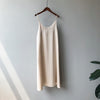 Image of Spring summer 2019 Woman Tank Dress Casual Satin Sexy Camisole Elastic Female Home Beach Dresses v-neck camis sexy dress