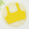 Image of Summer Girls Tank Cotton Vest Kids Underwear Colored Baby Camisole Student Undershirts 4-14Y Teenager Tank Top For Children