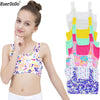 Image of Summer Girls Tank Cotton Vest Kids Underwear Colored Baby Camisole Student Undershirts 4-14Y Teenager Tank Top For Children