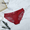 Image of Summer Swimwear Women Bikini Panties Sexy Lace Seamless Briefs Swimsuit Beachwear Low Waist Bathing Bottoms for Sleeping