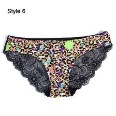 Summer Swimwear Women Bikini Panties Sexy Lace Seamless Briefs Swimsuit Beachwear Low Waist Bathing Bottoms for Sleeping