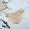 Image of Summer Swimwear Women Bikini Panties Sexy Lace Seamless Briefs Swimsuit Beachwear Low Waist Bathing Bottoms for Sleeping
