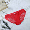 Image of Summer Swimwear Women Bikini Panties Sexy Lace Seamless Briefs Swimsuit Beachwear Low Waist Bathing Bottoms for Sleeping