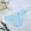 Image of Summer Swimwear Women Bikini Panties Sexy Lace Seamless Briefs Swimsuit Beachwear Low Waist Bathing Bottoms for Sleeping