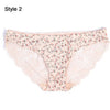 Image of Summer Swimwear Women Bikini Panties Sexy Lace Seamless Briefs Swimsuit Beachwear Low Waist Bathing Bottoms for Sleeping